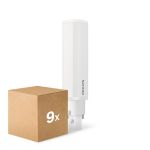 Monipakkaus 9x Philips CorePro PL-C LED 6.9W 700lm - 830 Lämmin Valkoinen | 2-Nastaa - Korvaa 18W