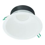 Philips LED Alasvalo Coreline DN142B Aluminium Valkoinen 9.8W 1200lm 60D - 840 Kylmä Valkoinen | Odetnij 155mm - IP20 - Valkoinen Heijastin