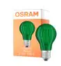 Osram LED Star Classic Decor E27 Päärynä Filament Matta 2.5W 45lm - Green |Korvaa 7W