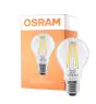 Osram Smart+ Mattamustaer E27 Päärynä Filament Kirkas 6W 806lm - 827 Erittäin Lämmin Valkoinen | Himmennettävä - Via Smart Device Only - Korvaa 60W