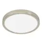 Eglo Kattovalo Fueva 6 Teräs Satiini Nikkeli 14.2W 2000lm - 827-840-865 CCT