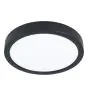 Eglo Kattovalo Kylpyhuonevalaistus Fueva 6 Muovi- Musta 11.5W 1550lm - 827-840-865 CCT