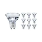 Monipakkaus 10x Philips MASTER Value LED Kohdevalaisin GU10 PAR16 3.7W 270lm 36D - 922-927 Dim To Warm | Paras Värintoisto - Himmennettävä - Korvaa 35W
